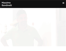 Tablet Screenshot of massimobandinelli.it